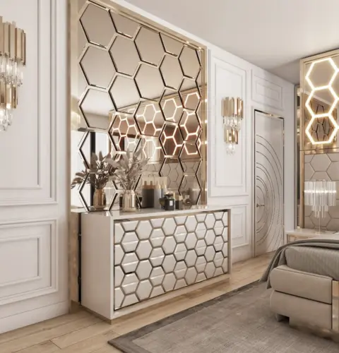 Bingkai Kaca Bevel Modern – Sentuhan Elegan untuk Rumah