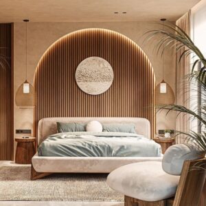 Wood panel kamar tidur bbb