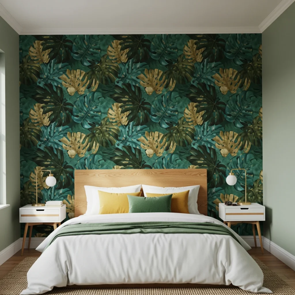Wallpaper vinyl kamar tidur