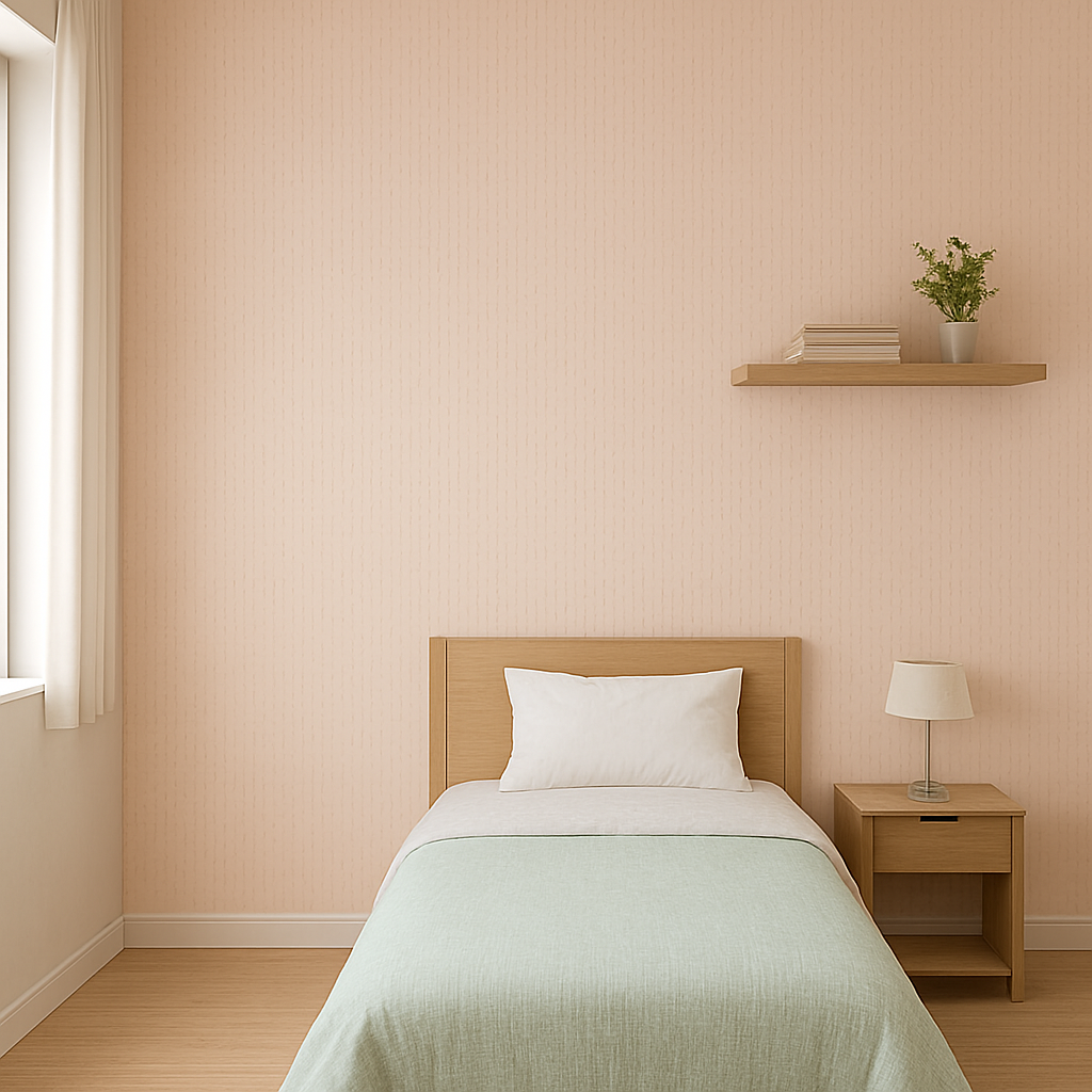 wallpaper dinding kamar kost gantung
