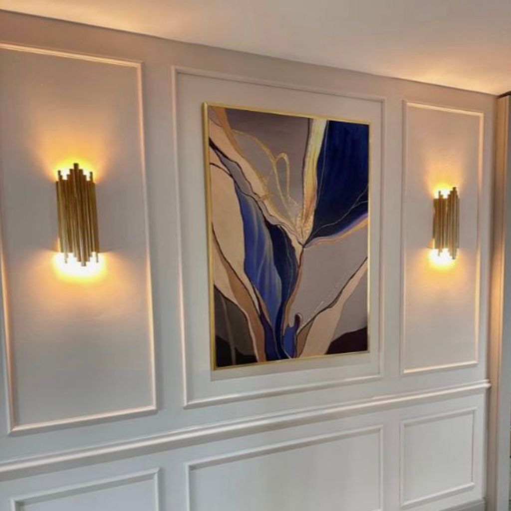 pemasangan wall moulding foto bawah 6