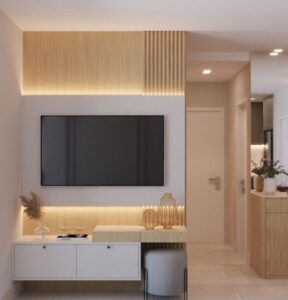 Backdrop tv LED modern
