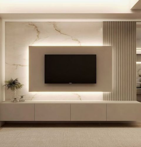 Backdrop tv lampu LED foto pertamaaa
