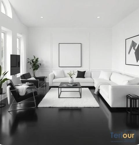 Lantai vinyl warna hitam