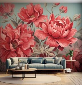 wallpaper bunga ruangan