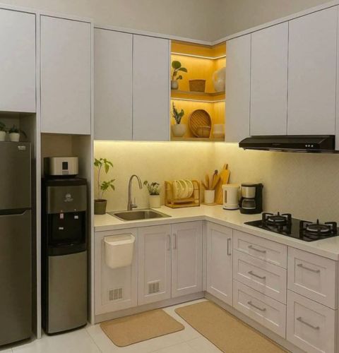 keestetikan dapur dengan kitchen set