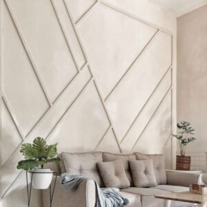 panel geometris wall moulding 3