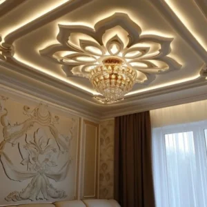 Plafon pvc motif bunga 11