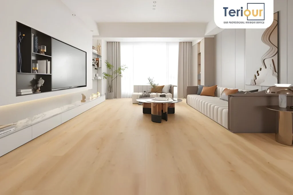 lantai vinyl ruang tamu minimalis