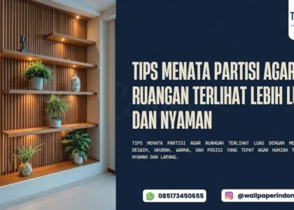 Tips menata partisi agar ruangan terlihat luas (s)