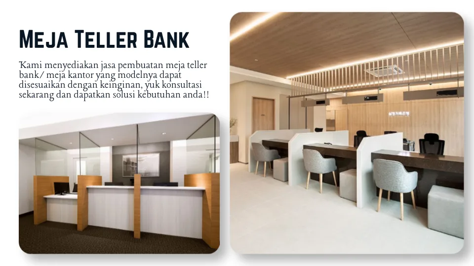 Meja teller - homepage