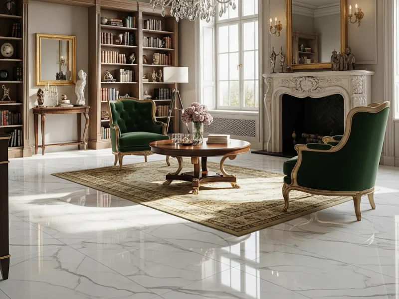 Lantai vinyl marmer