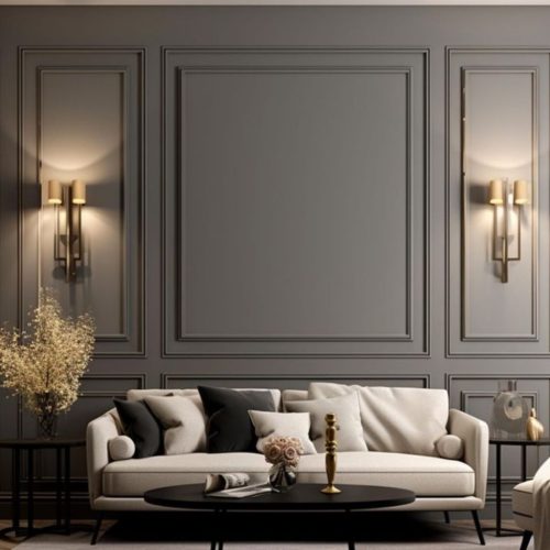 pemasangan wall moulding foto bawah 2